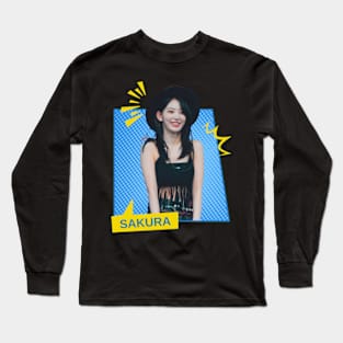 Sakura Le Sserafim Comic Long Sleeve T-Shirt